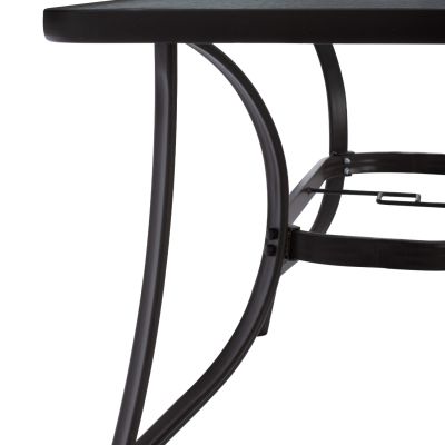 OUTDOOR DINING SET 5PCS BRAVO HM10731---4 CHAIRS & TABLE 120x70cm BROWN