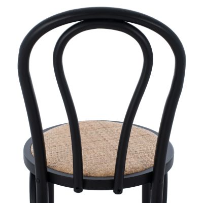 ΞΥΛΙΝΗ ΚΑΡΕΚΛΑ MONTREAL ΤΥΠΟΥ ΒΙΕΝΗΣ HM8914.02 ΑΠΟ ΞΥΛΟ ΟΞΙΑΣ ΣΕ ΧΡΩΜΑ ΜΑΥΡΟ 4 0x40x87Υ ек.