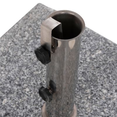GRANITE UMBRELLA BASE 60KG WITH HANDLE & WHEELS HM6565--TUBE DIAMETER Φ58