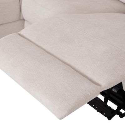 LEFT CORNER SOFA SYNTHIA HM3308.01L RECLINE & STORAGE SPACE--BEIGE FABRIC 245x170x98Hcm.