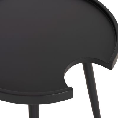 OUTDOOR ROUND SIDE TABLE TEROC HM6433.01 ALUMINUM IN GREY Φ47x53Hcm.