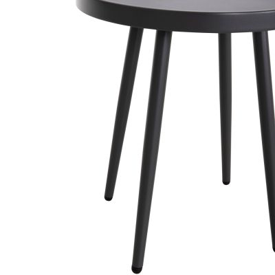 OUTDOOR ROUND SIDE TABLE TEROC HM6433.01 ALUMINUM IN GREY Φ47x53Hcm.