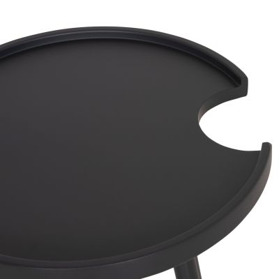 OUTDOOR ROUND SIDE TABLE TEROC HM6433.01 ALUMINUM IN GREY Φ47x53Hcm.