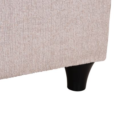 BED DOUBLE MALENA HM638.32 BEIGE FABRIC- FOR MATTRESS 150x200cm.