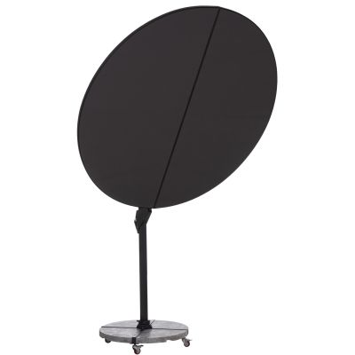 Въртящ се чадър Канопи ф2.2 м HM21285.01 графит алуминий и гранит