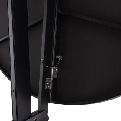 Въртящ се чадър Канопи ф2.2 м HM21285.01 графит алуминий и гранит