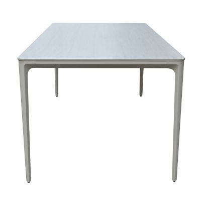 DINING TABLE STAD HM6558.02 BEIGE ALUMINUM FRAME--WHITE SINTERED STONE 220x100x75Hcm.