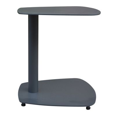 SUNBED SIDE TABLE CARET HM6563.01 ALUMINUM IN GREY 40x39x40Hcm.