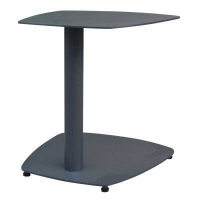 SUNBED SIDE TABLE CARET HM6563.01 ALUMINUM IN GREY 40x39x40Hcm.