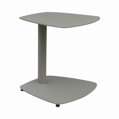 SUNBED SIDE TABLE CARET HM6563.03 ALUMINUM IN LIGHT GREY (TAUPE) 40x39x40Hcm.