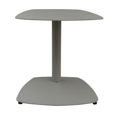 SUNBED SIDE TABLE CARET HM6563.03 ALUMINUM IN LIGHT GREY (TAUPE) 40x39x40Hcm.