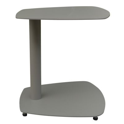 SUNBED SIDE TABLE CARET HM6563.03 ALUMINUM IN LIGHT GREY (TAUPE) 40x39x40Hcm.