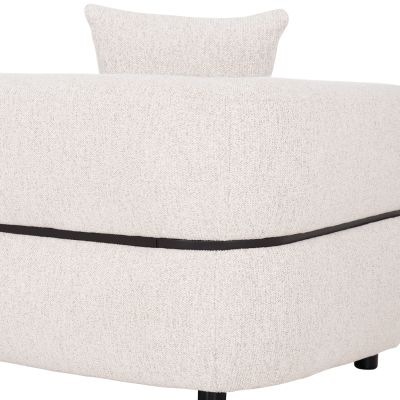 SOFA 3-SEATER ARCTIS HM3327.02 LIGHT BEIGE FABRIC 229x88x88Hcm.