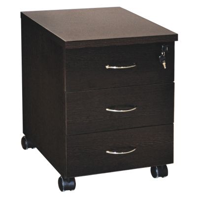 Professional office drawer HM2011.02 wenge with 3 drawers 38X48X53cm