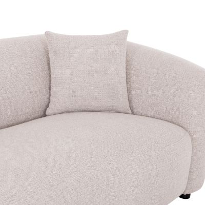 SOFA 3-SEATER NORD HM3321.02 LIGHT BEIGE FABRIC 230x96x75Hcm.