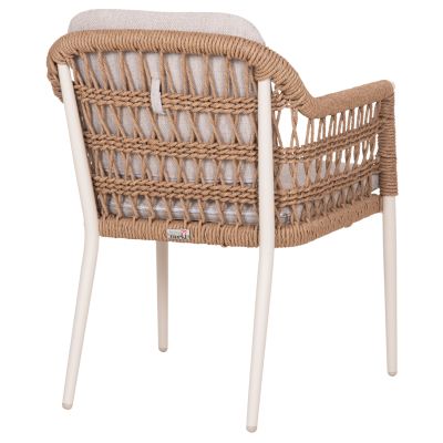 Градински стол Боксер HM6556.02 алуминий и ратан