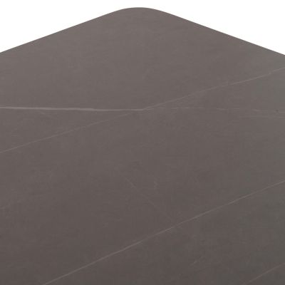 DINING TABLE STAD HM6558.01 GREY ALUMINUM FRAME & SINTERED STONE TOP 220x100x75Hcm.