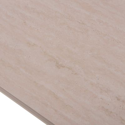 DINING TABLE STAD HM6557.02 BEIGE ALUMINUM FRAME--WHITE SINTERED STONE 180x90x75Hcm.