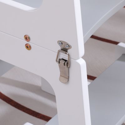 LEARNING TOWER WITH BLACKBOARD RICKI HM18345.03 PINE WOOD IN WHITE/GREY 37x40x84Hcm