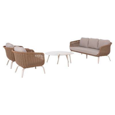 Градински сет Стърн - алуминий и ратан