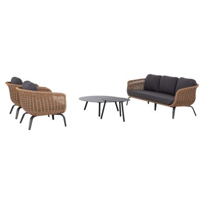 Градински сет Стърн - алуминий и ратан