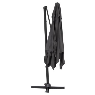 POOLSIDE UMBRELLA JAVANTE HM6623.01 GREY ALUMINUM & SHADE 2.7x2.7x2.7Hcm.