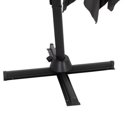 POOLSIDE UMBRELLA JAVANTE HM6623.01 GREY ALUMINUM & SHADE 2.7x2.7x2.7Hcm.