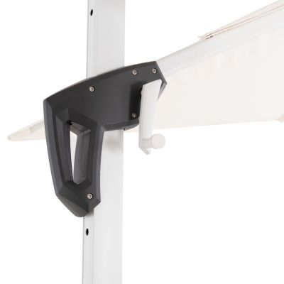 POOLSIDE UMBRELLA JAVANTE HM6623.02 WHITE ALUMINUM & SHADE 2.7x2.7x2.7Hcm.