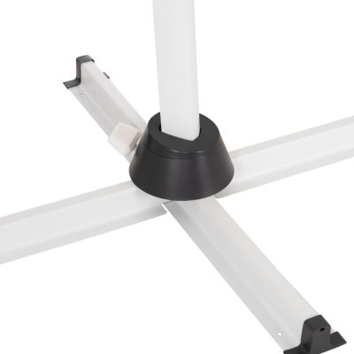 POOLSIDE UMBRELLA JAVANTE HM6623.02 WHITE ALUMINUM & SHADE 2.7x2.7x2.7Hcm.