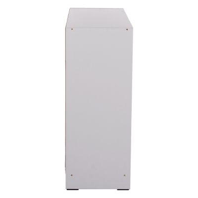 CABINET WITH 4 STORAGE SPACES MATIN HM2480.01 SONAMA OAK-WHITE MELAMINE 117x39,5x99,5Hcm.