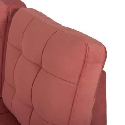 SOFABED RIGHT CORNER JADE HM3144.03R DUSTY PINK VELVET 250x80-180x73-88Hcm.