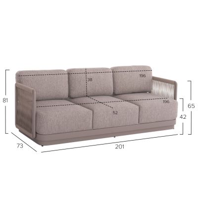 Lounge set 4pcs series Elysia