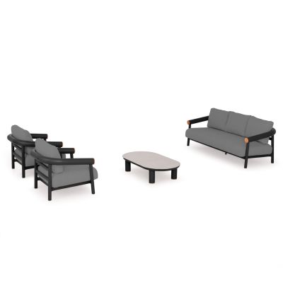 Outdoor Lounge Set 4pcs Eutopia