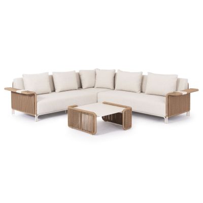 Outdoor Lounge Set 3pcs Aurora