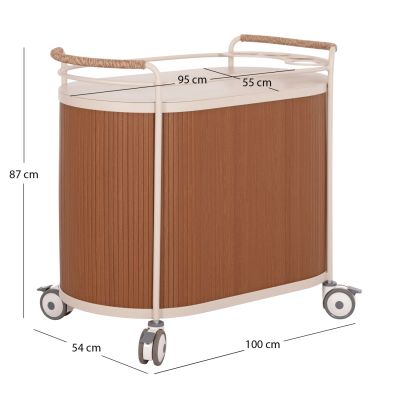 Buffet/Trolley with wheels Destiny