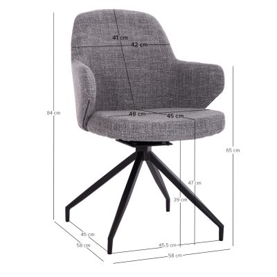 Swiveling Dining Chair Dominion