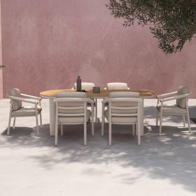 Dining set 6-seat series Eutopia