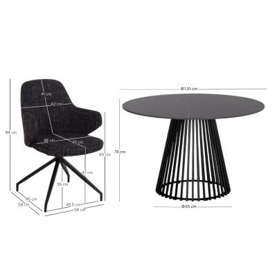 Dining set 5pcs Memnon