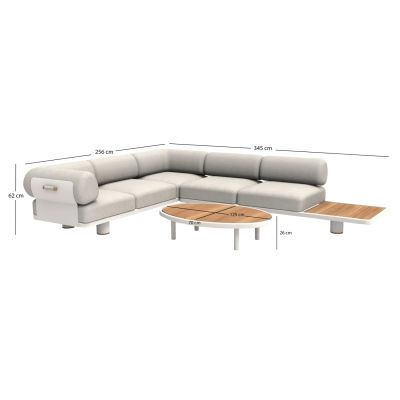 Corner lounge set 3pcs Creed