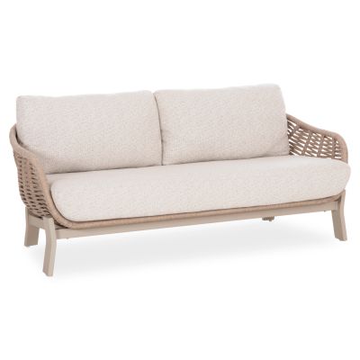 LOUNGE SET 4PCS AMETHYST SM6501.02 BEIGE ALUMINUM-ROPE-SINTERED STONE