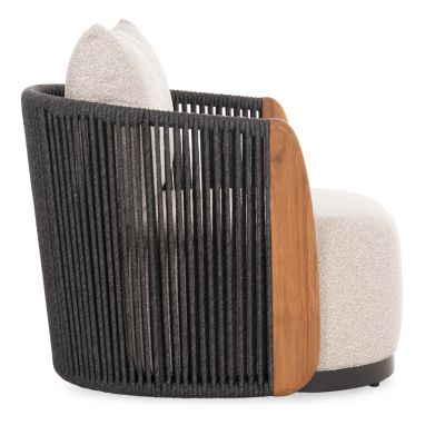 LOUNGE ARMCHAIR AUGUSTUS SM6454.01 GREY ALUMINUM--ROPE--OLEFIN 88x85x83H