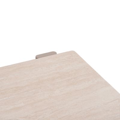 LOUNGE SET 4PCS BARON SM6478.04 BEIGE ALUMINUM--LIGHT GREY ROPE-OLEFIN