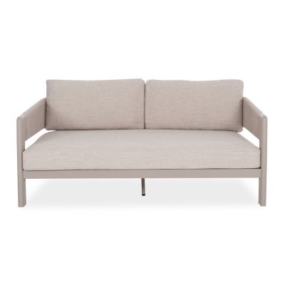 ДВОЕН DAYBED BARON - БЕЖОВО АЛУМИНИЕВО-ВЪЖЕВО-ОЛЕФИН 168x143x70В