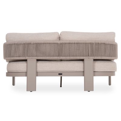 ДВОЕН DAYBED BARON - БЕЖОВО АЛУМИНИЕВО-ВЪЖЕВО-ОЛЕФИН 168x143x70В