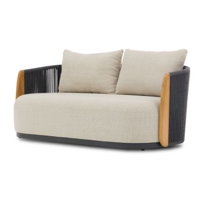 ΚΑΝΑΠΕΣ ΔΙΘΕΣΙΟΣ AUGUSTUS SM6457.01 ΓΚΡΙ ΑΛΟΥΜΙΝΙΟ--ΣΧΟΙΝΙ--OLEFIN 171x91x71Υεκ.