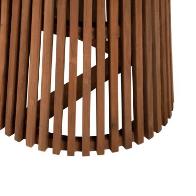 DINING TABLE REMIK HM9835 RECYCLED TEAK WOOD IN NATURAL 100x200x75,5Hcm. TABLETOP 4cm.