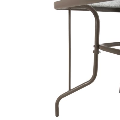 OUTDOOR DINING SET 5PCS LEONE HM10835.04 METAL CHAIRS & TABLE 110x60cm CHAMPAGNE