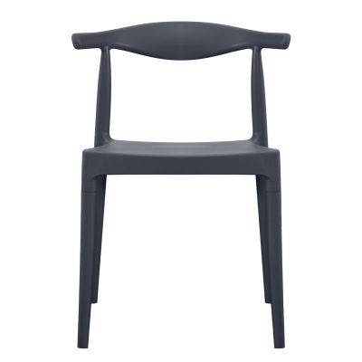 OUTDOOR DINING CHAIR ALOR HM6624.03 POLYPROPYLENE IN GREY 47x55x74.5Hcm.