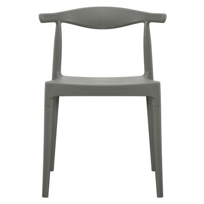 OUTDOOR DINING CHAIR ALOR HM6624.05 POLYPROPYLENE IN OLIVE GREEN 47x55x74.5Hcm.