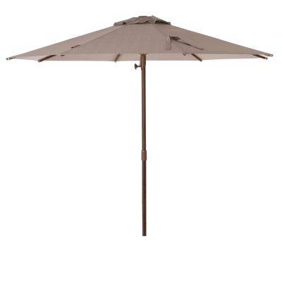 ПРОФЕСИОНАЛЕН ЧАДЪР Φ3,00 м GLADELL - БЕЖОВ АБАРЮР - ТЕРМОПРЕНОСЕН АЛУМИНИЕВ (БЕЗ ОСНОВА)